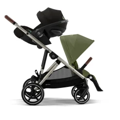 Cybex Poussette Gazelle S Silver - Moss Green
