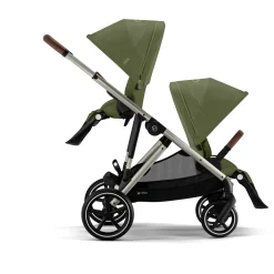 Cybex Poussette Gazelle S Silver - Moss Green