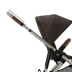 Cybex                    Poussette Gazelle S    Silver - Stone Grey