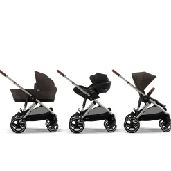 Cybex                    Poussette Gazelle S    Silver - Stone Grey
