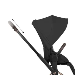 Cybex Poussette électrique tout-terrain Duo e-PRIAM Rose Gold / Sepia Black