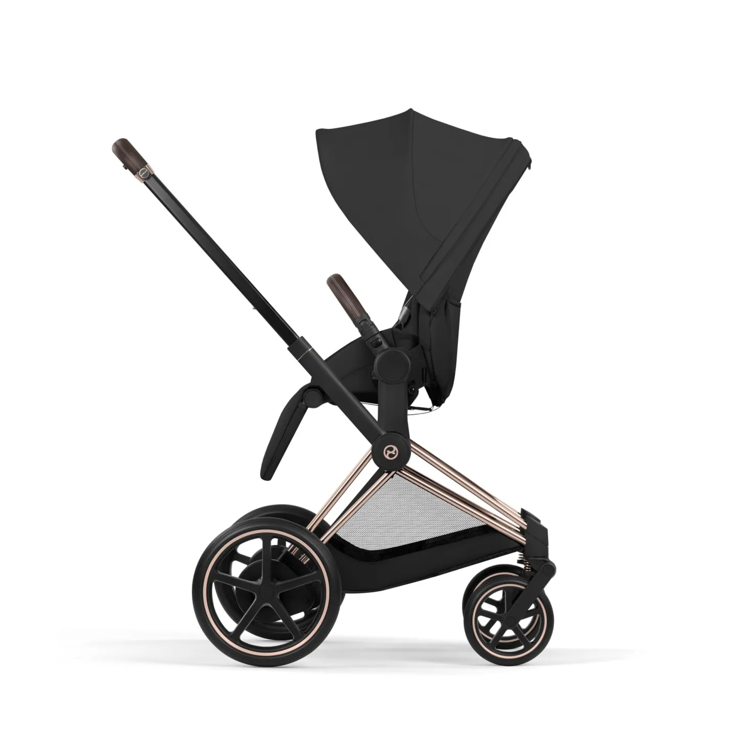 Cybex Poussette électrique tout-terrain Duo e-PRIAM Rose Gold / Sepia Black
