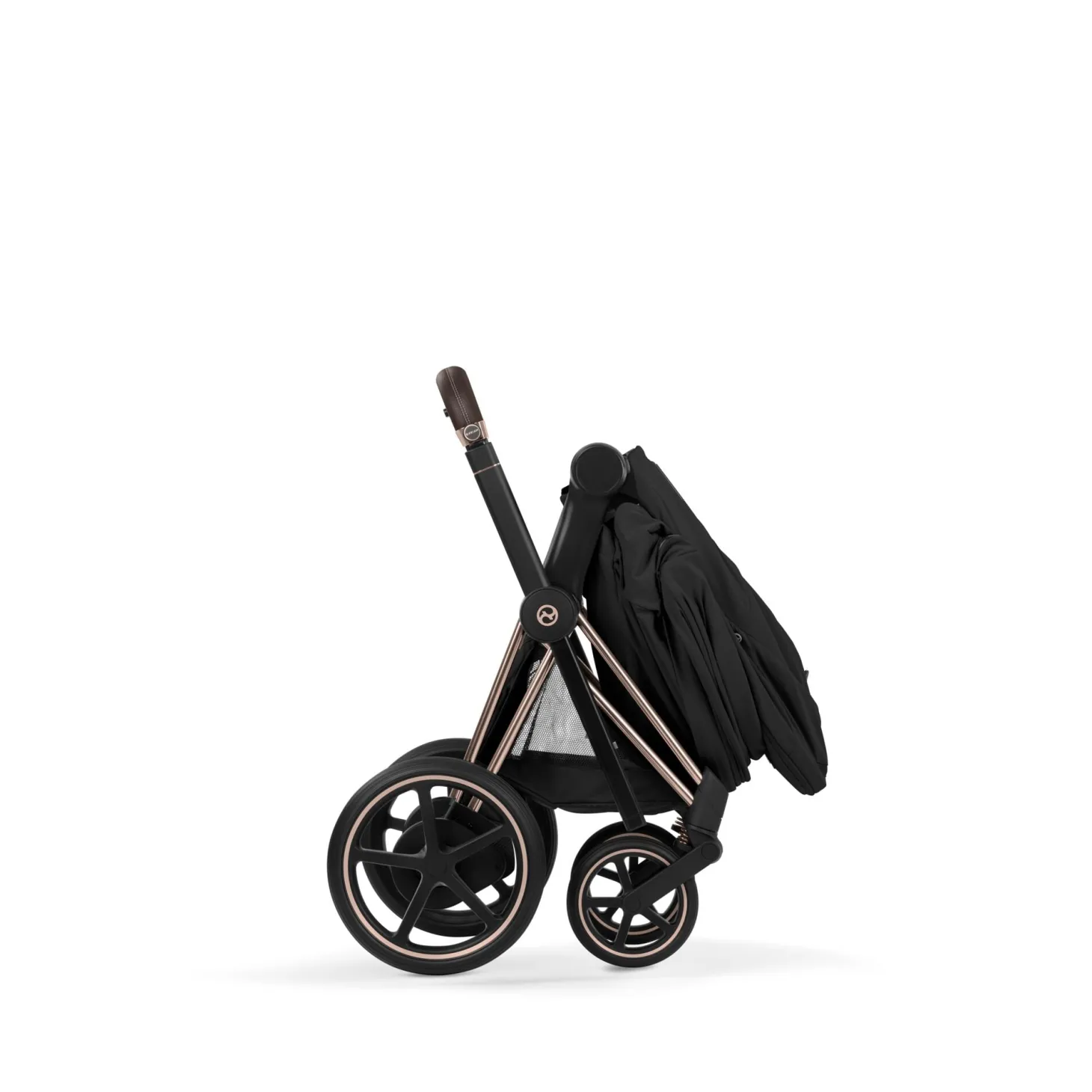 Cybex Poussette électrique tout-terrain Duo e-PRIAM Rose Gold / Sepia Black