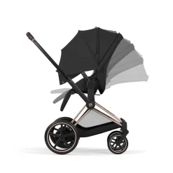 Cybex Poussette électrique tout-terrain Duo e-PRIAM Rose Gold / Sepia Black