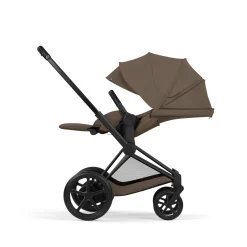 Cybex Poussette électrique tout-terrain Duo e-PRIAM Matt Black / Coconut Brown