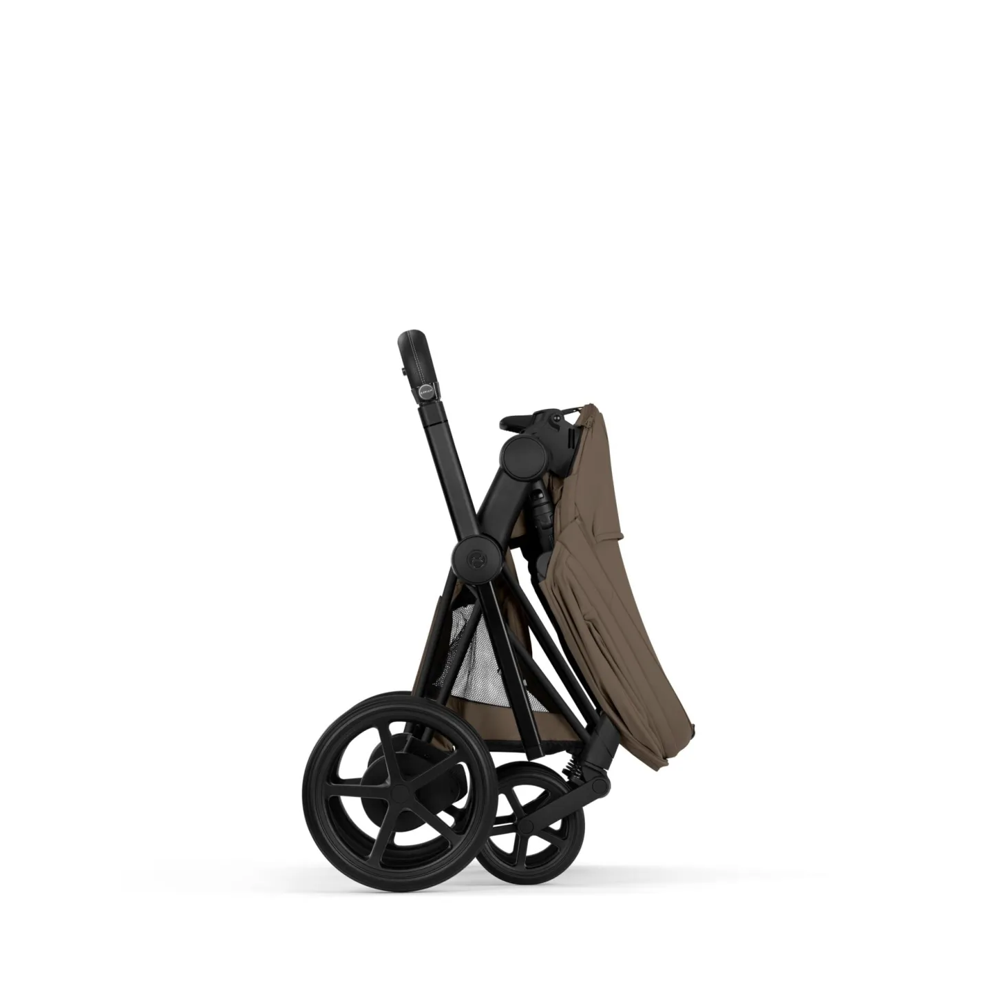 Cybex Poussette électrique tout-terrain Duo e-PRIAM Matt Black / Coconut Brown