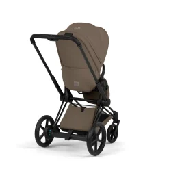 Cybex Poussette électrique tout-terrain Duo e-PRIAM Matt Black / Coconut Brown
