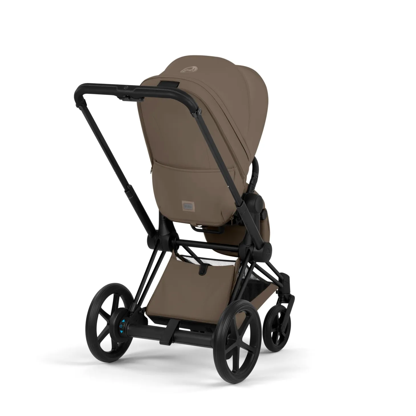 Cybex Poussette électrique tout-terrain Duo e-PRIAM Matt Black / Coconut Brown