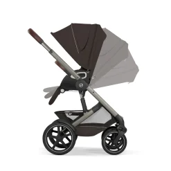 Cybex                    Poussette Talos S Lux    Châssis Taupe/Siège Chocolate Brown