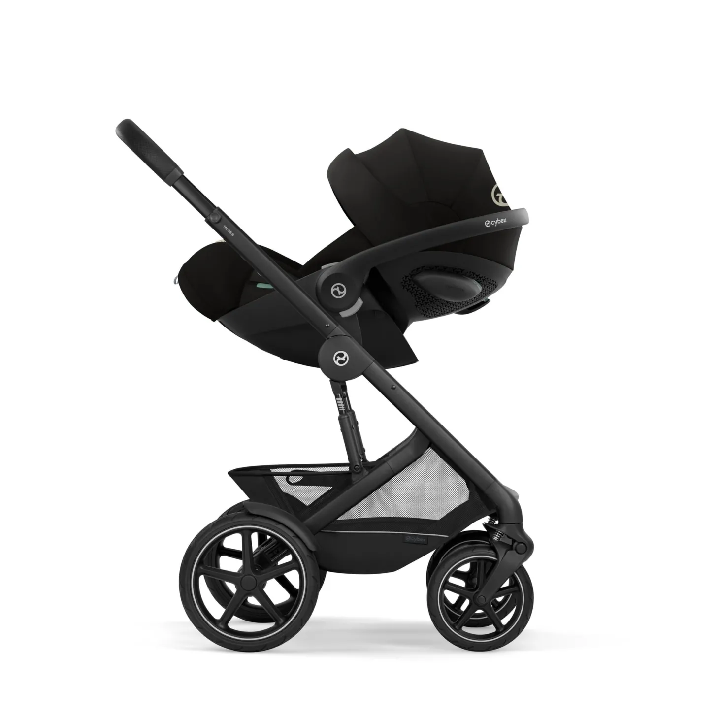 Cybex Poussette Talos S Lux Châssis Noir/Siège Moon Black