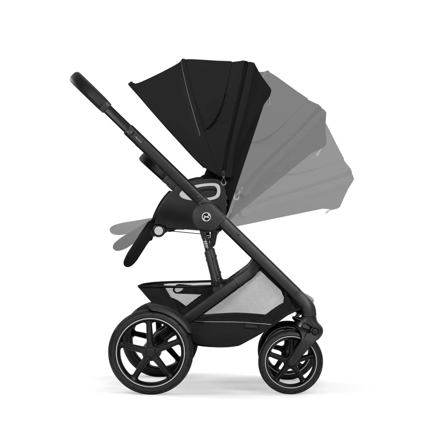 Cybex Poussette Talos S Lux Châssis Noir/Siège Moon Black