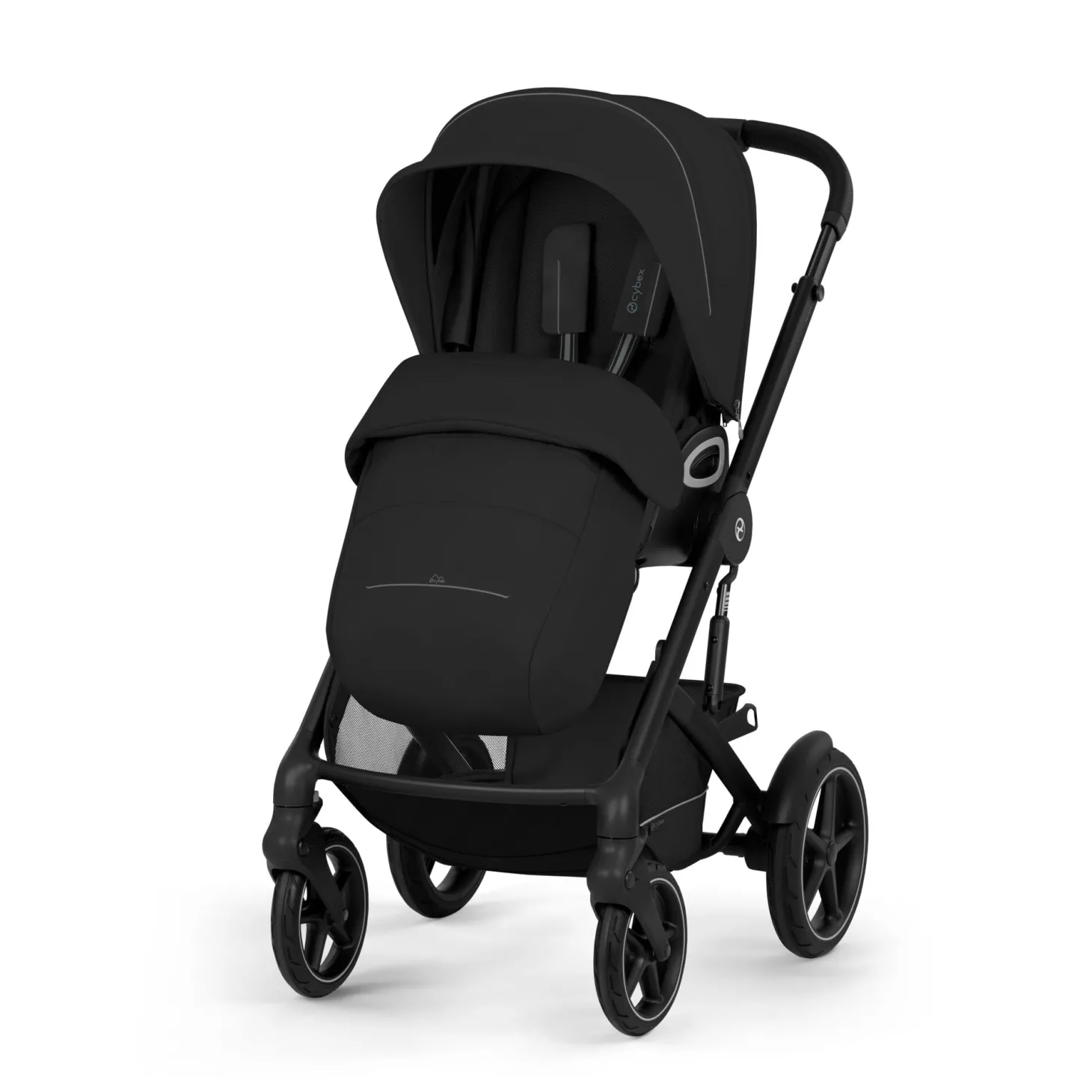Cybex Poussette Talos S Lux Châssis Noir/Siège Moon Black