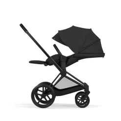 Cybex Poussette tout-terrain avec nacelle pliable Duo Priam Châssis Matt Black / Sepia Black