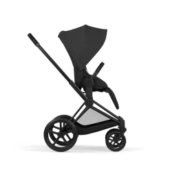 Cybex Poussette tout-terrain avec nacelle pliable Duo Priam Châssis Matt Black / Sepia Black