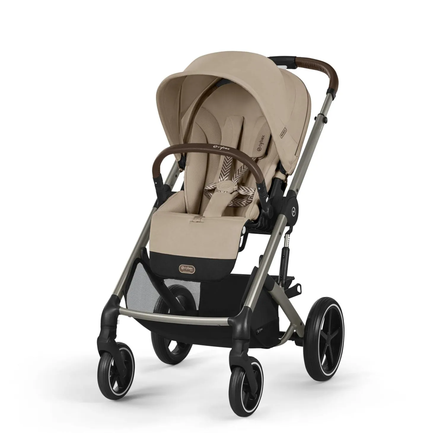 Cybex Poussette tout terrain Balios S Lux Châssis Taupe/Siège Almond Beige