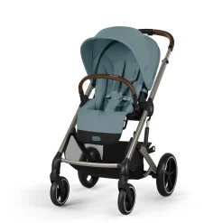 Cybex                    Poussette tout terrain Balios S Lux    Châssis Taupe/Siège Stormy blue