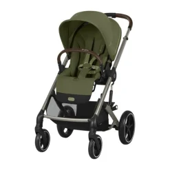 Cybex Poussette tout terrain Balios S Lux Châssis Taupe/Siège Moss Green