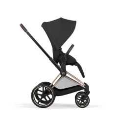 Cybex Poussette tout-terrain avec nacelle pliable Duo Priam Châssis Rose Gold / Sepia Black