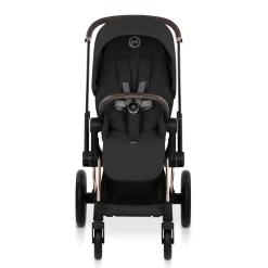 Cybex Poussette tout-terrain avec nacelle pliable Duo Priam Châssis Rose Gold / Sepia Black