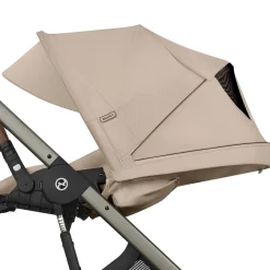 Cybex Poussette tout terrain Balios S Lux Châssis Taupe/Siège Almond Beige