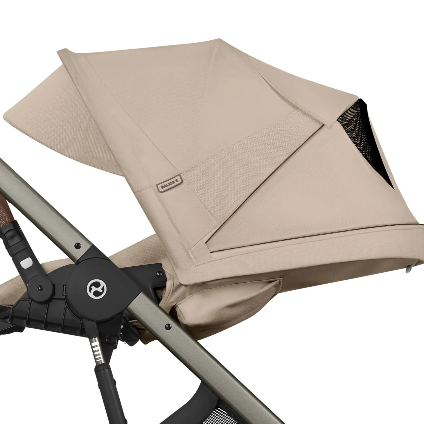 Cybex Poussette tout terrain Balios S Lux Châssis Taupe/Siège Almond Beige