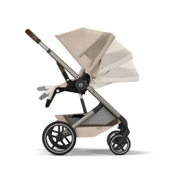 Cybex                    Poussette tout terrain Balios S Lux    Châssis Taupe/Siège Almond Beige