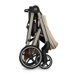 Cybex Poussette tout terrain Balios S Lux Châssis Taupe/Siège Almond Beige