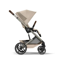 Cybex Poussette tout terrain Balios S Lux Châssis Taupe/Siège Almond Beige