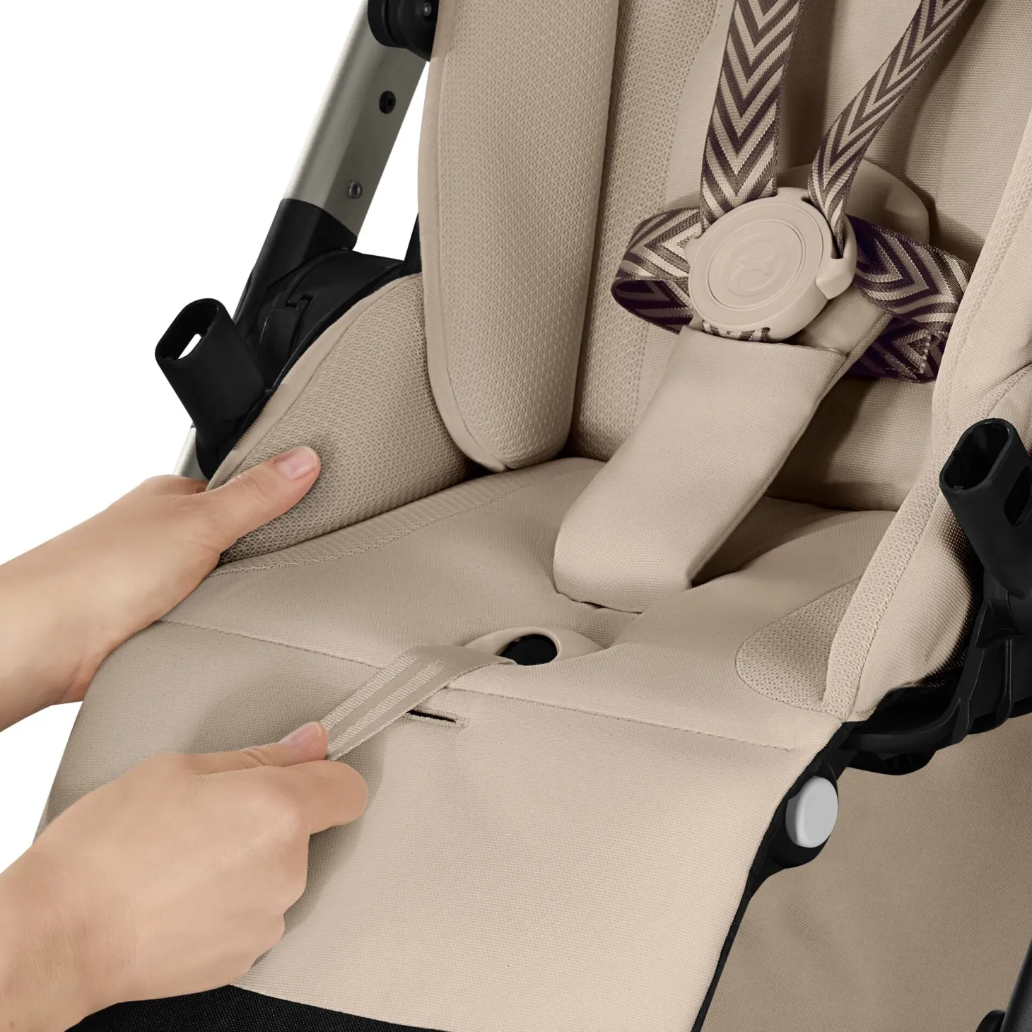 Cybex Poussette tout terrain Balios S Lux Châssis Taupe/Siège Almond Beige