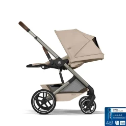 Cybex Poussette tout terrain Balios S Lux Châssis Taupe/Siège Almond Beige