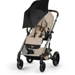 Cybex Poussette tout terrain Balios S Lux Châssis Taupe/Siège Almond Beige