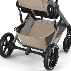 Cybex Poussette tout terrain Balios S Lux Châssis Taupe/Siège Almond Beige
