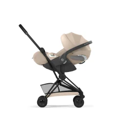 Cybex                    Poussette ultra-compacte Coya Confort     Châssis Matt Black / Cozy Beige
