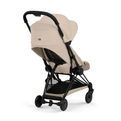 Cybex                    Poussette ultra-compacte Coya Confort     Châssis Matt Black / Cozy Beige