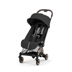 Cybex                    Poussette ultra-compacte Coya Confort     Châssis Matt Black / Cozy Beige