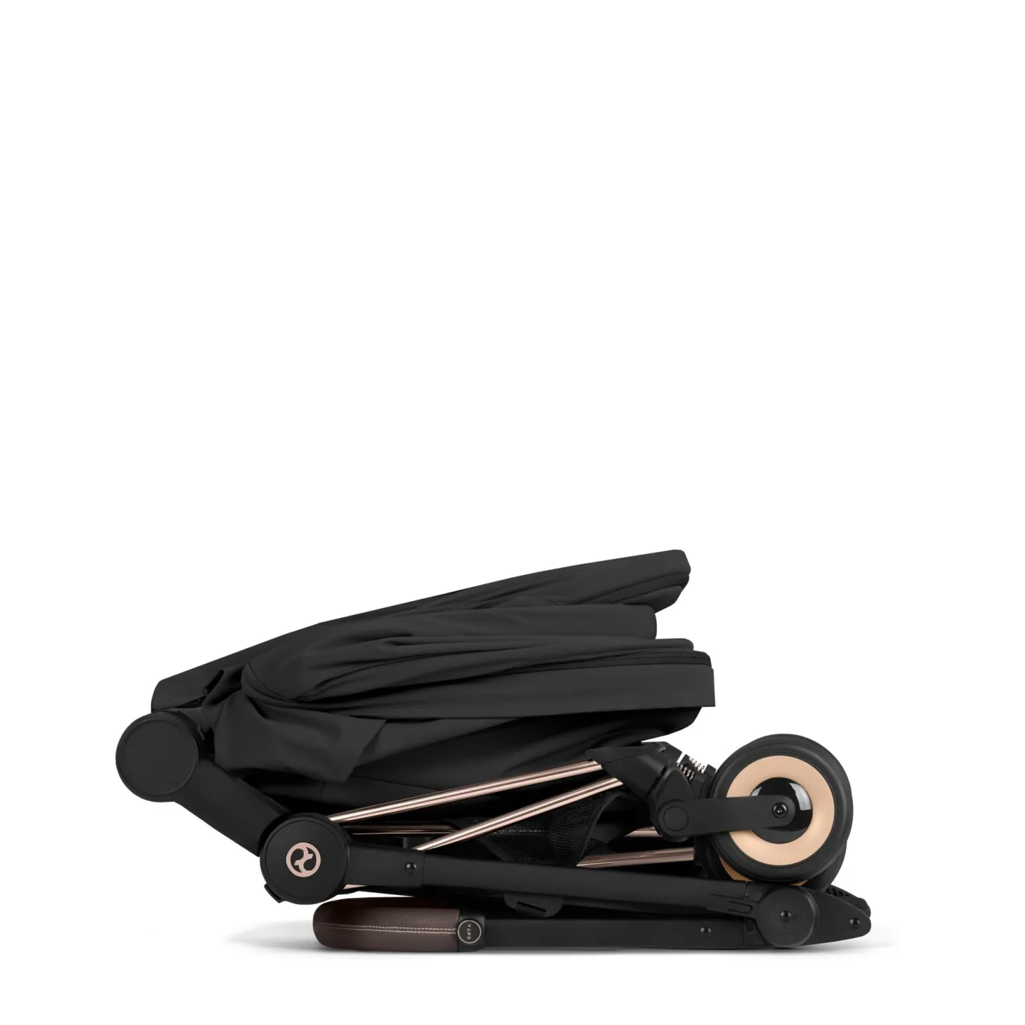 Cybex Poussette ultra-compacte Coya Confort Châssis Rose Gold / Sepia Black