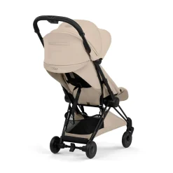 Cybex                    Poussette ultra-compacte Coya Style     Châssis Matt Black / Cozy Beige