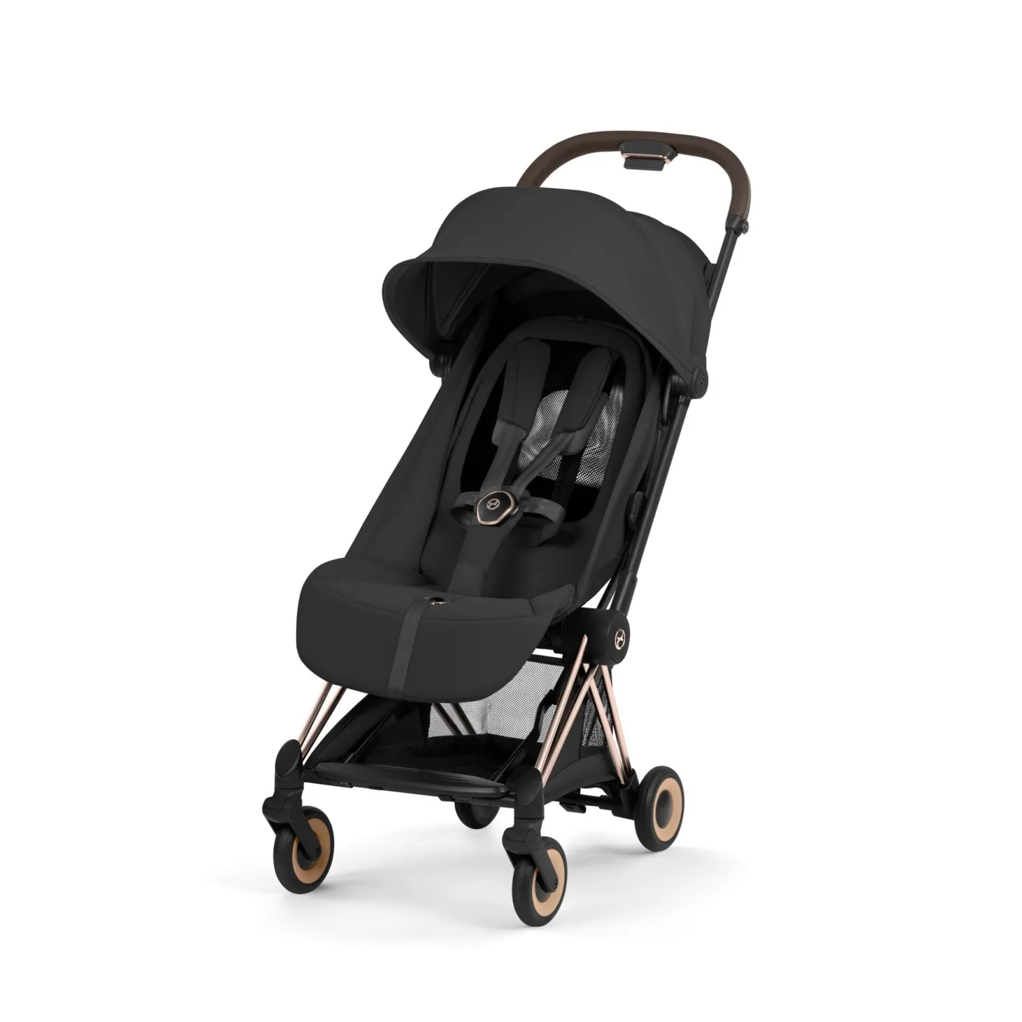 Cybex Poussette ultra-compacte Coya Style Châssis Matt Black / Cozy Beige