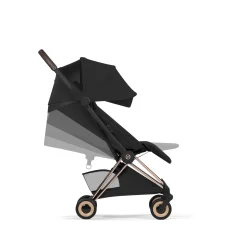 Cybex Poussette ultra-compacte Coya Style Châssis Matt Black / Cozy Beige
