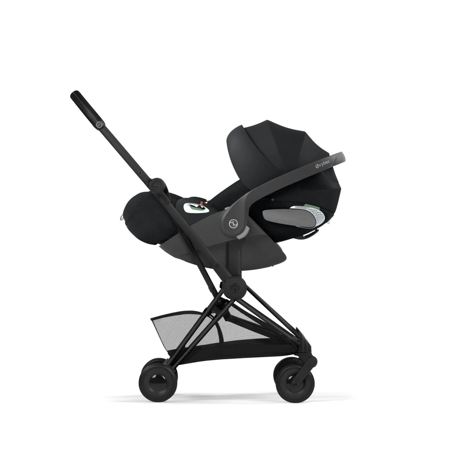 Cybex Poussette ultra-compacte Coya Confort Châssis Matt Black / Sepia Black