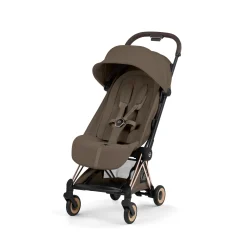 Cybex                    Poussette ultra-compacte Coya Style     Châssis Rose Gold / Coconut Brown