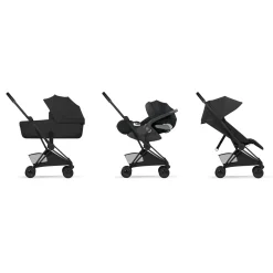 Cybex Poussette ultra-compacte Coya Style Châssis Matt Black / Sepia Black