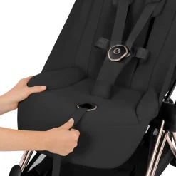 Cybex                    Poussette ultra-compacte Coya Style     Châssis Matt Black / Sage Green