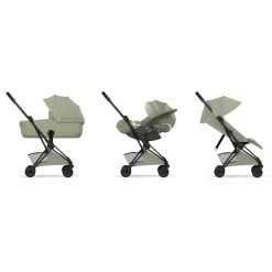 Cybex Poussette ultra-compacte Coya Style Châssis Matt Black / Sage Green