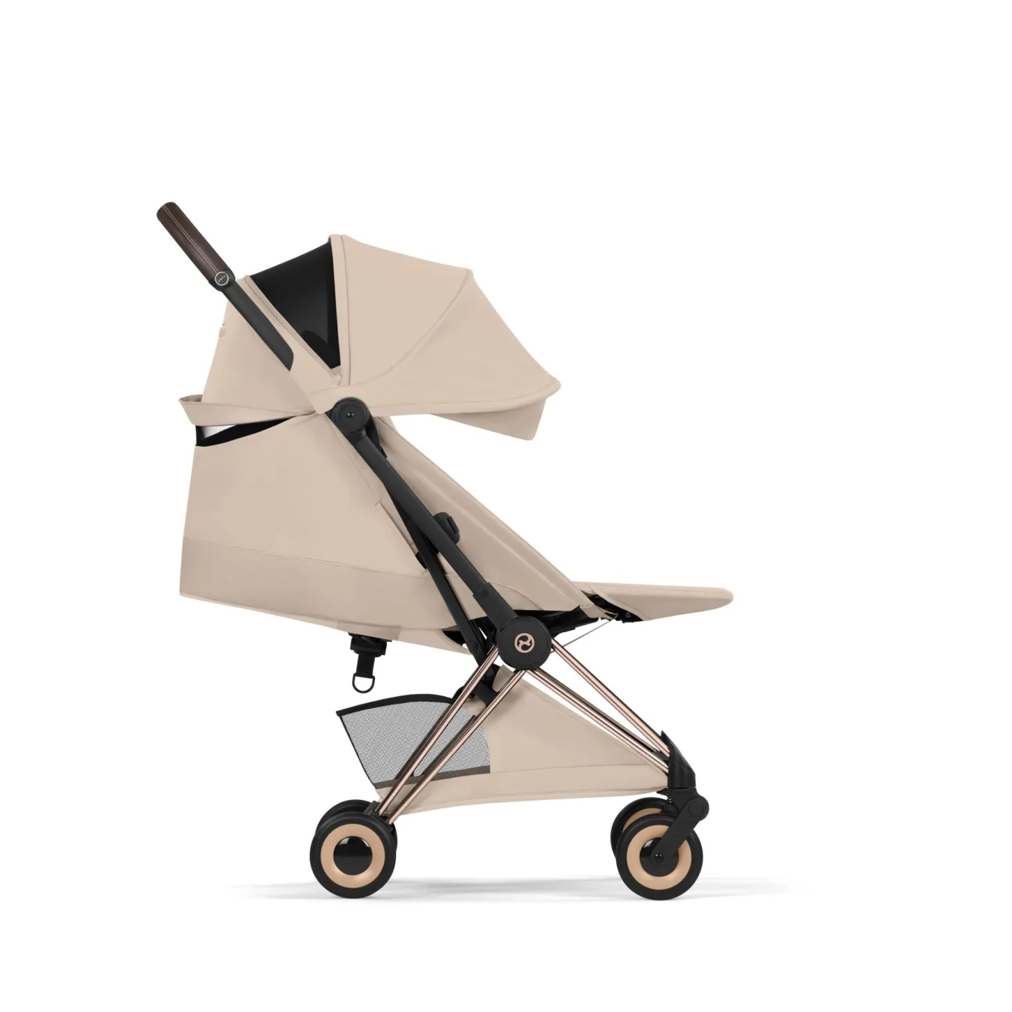 Cybex Poussette ultra-compacte Coya Style Châssis Rose Gold / Cozy Beige
