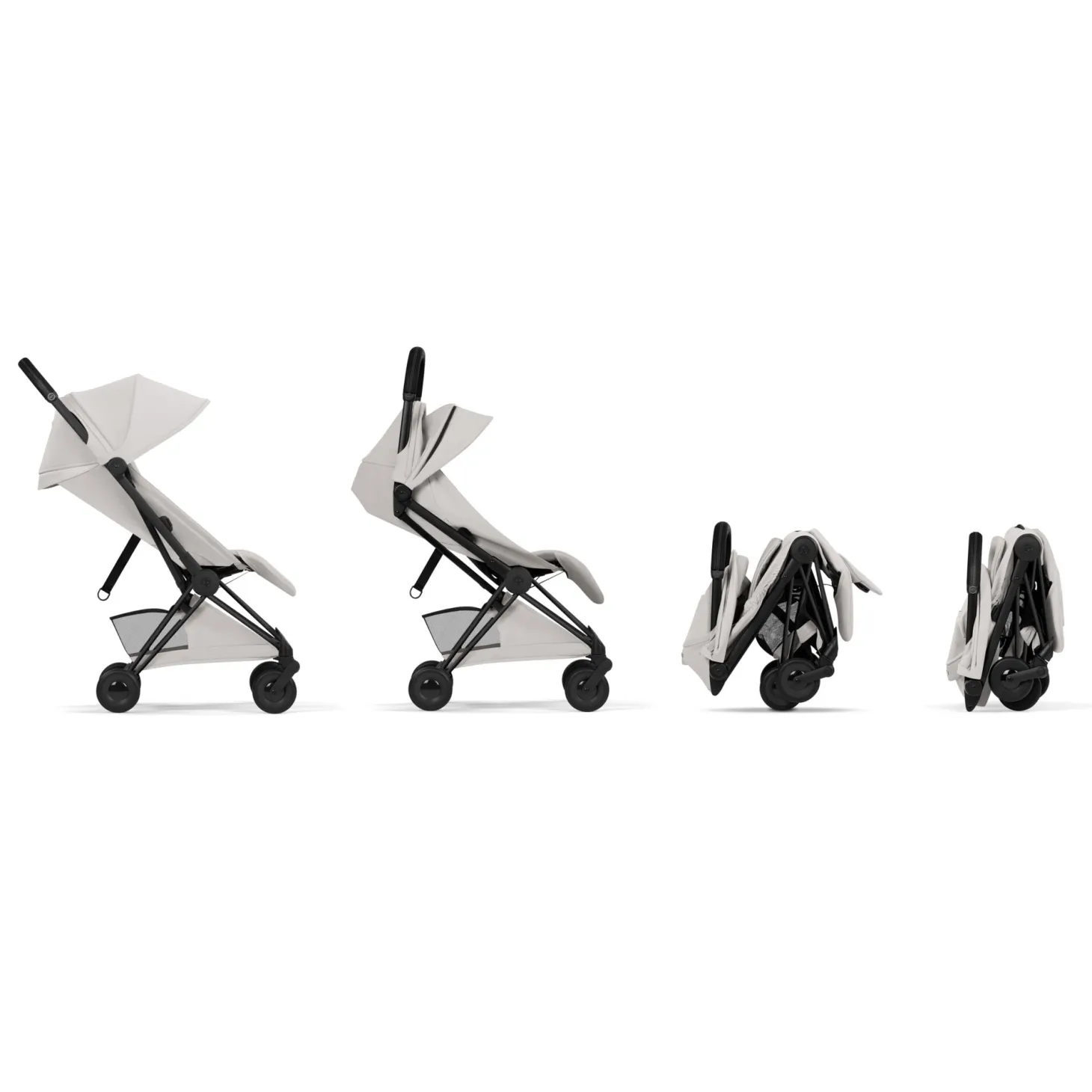 Cybex Poussette ultra-compacte Coya Style Châssis Matt Black / City Grey
