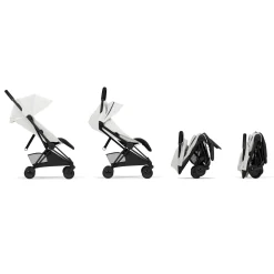 Cybex Poussette ultra-compacte Coya Style Châssis Matt Black / Off White