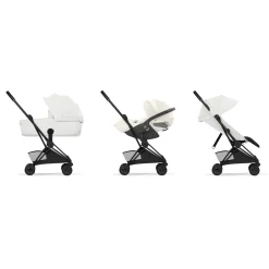 Cybex                    Poussette ultra-compacte Coya Style     Châssis Matt Black / Off White