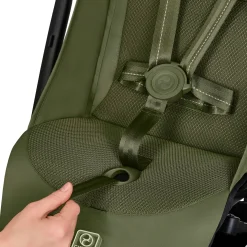Cybex                    Poussette ultra compacte Orfeo 2    Châssis Noir/Siège Magic Black