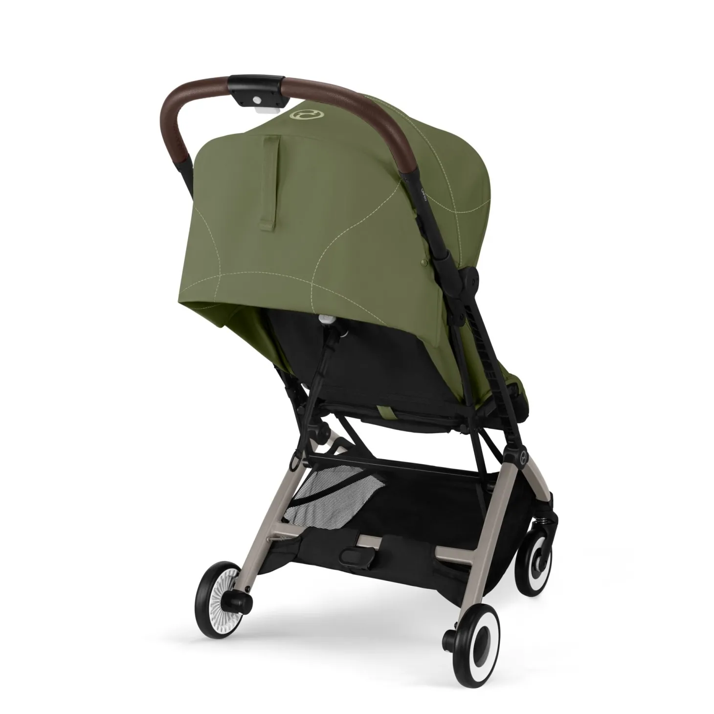 Cybex Poussette ultra compacte Orfeo 2 Châssis Taupe/Siège Moss Green